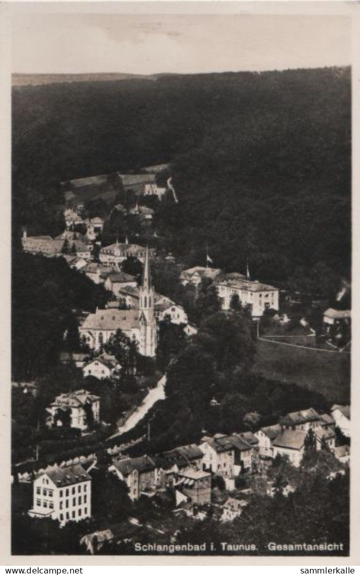 70906 - Schlangenbad - Gesamtansicht - 1938 - Schlangenbad