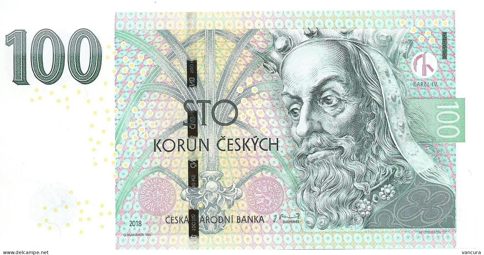 Czech Republic 100 Kc Banknote Charles IV. Karl IV - Tchéquie