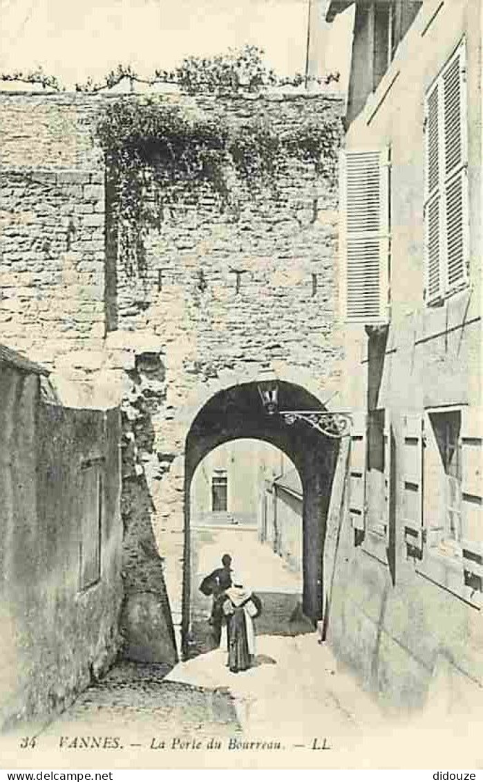 56 - Vannes - La Porte Du Bourreau - Animé - CPA - Voir Scans Recto-Verso - Vannes