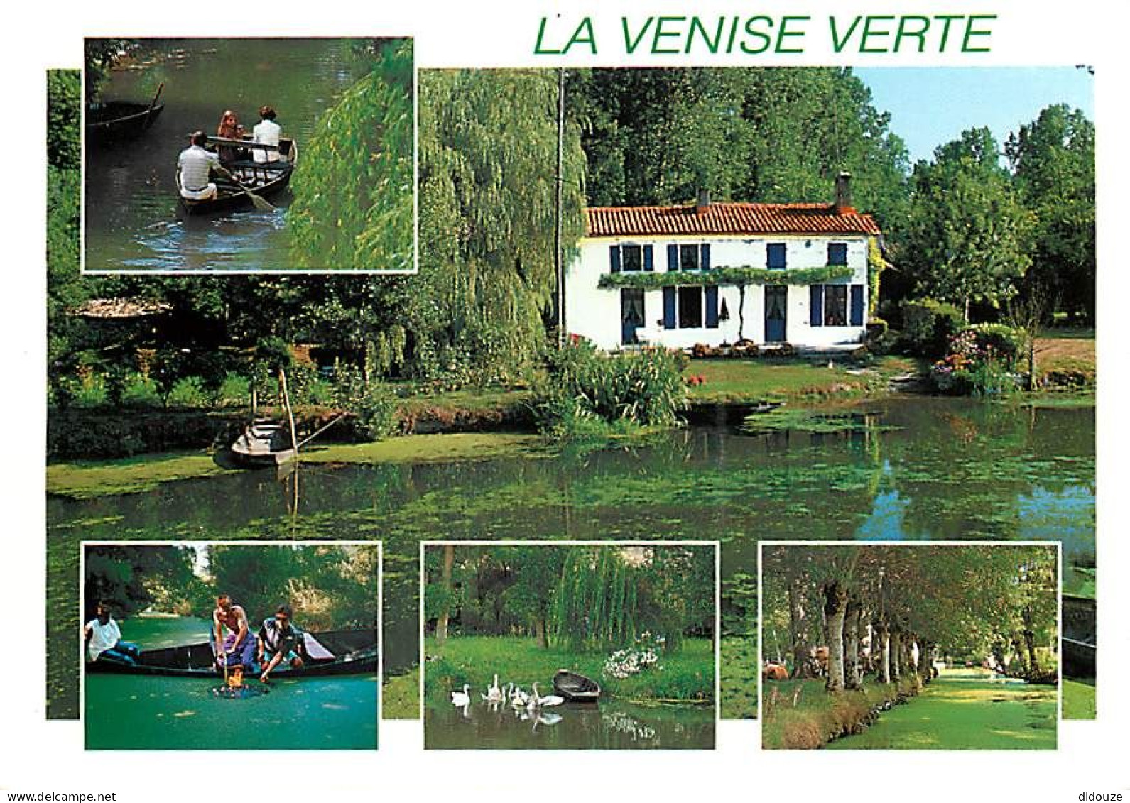 79 - Le Marais Poitevin - Venise Verte - Multivues - Flamme Postale De La Tranche Sur Mer - CPM - Voir Scans Recto-Verso - Autres & Non Classés