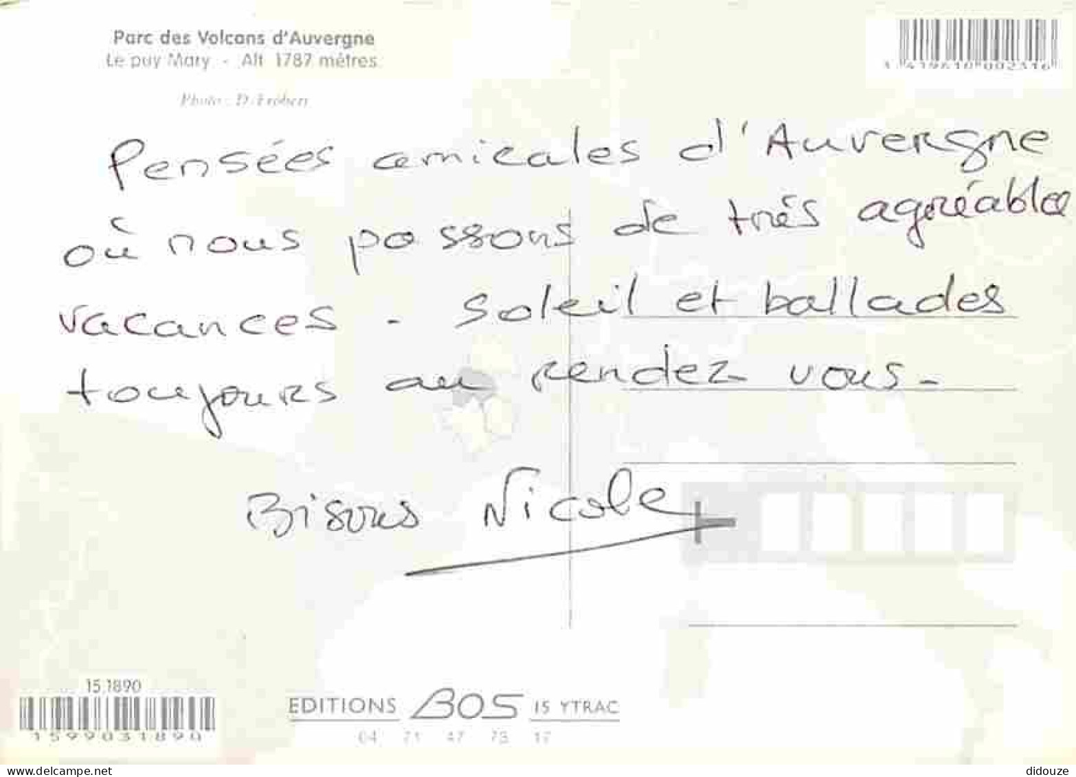 15 - Le Puy Mary - CPM - Voir Scans Recto-Verso - Autres & Non Classés