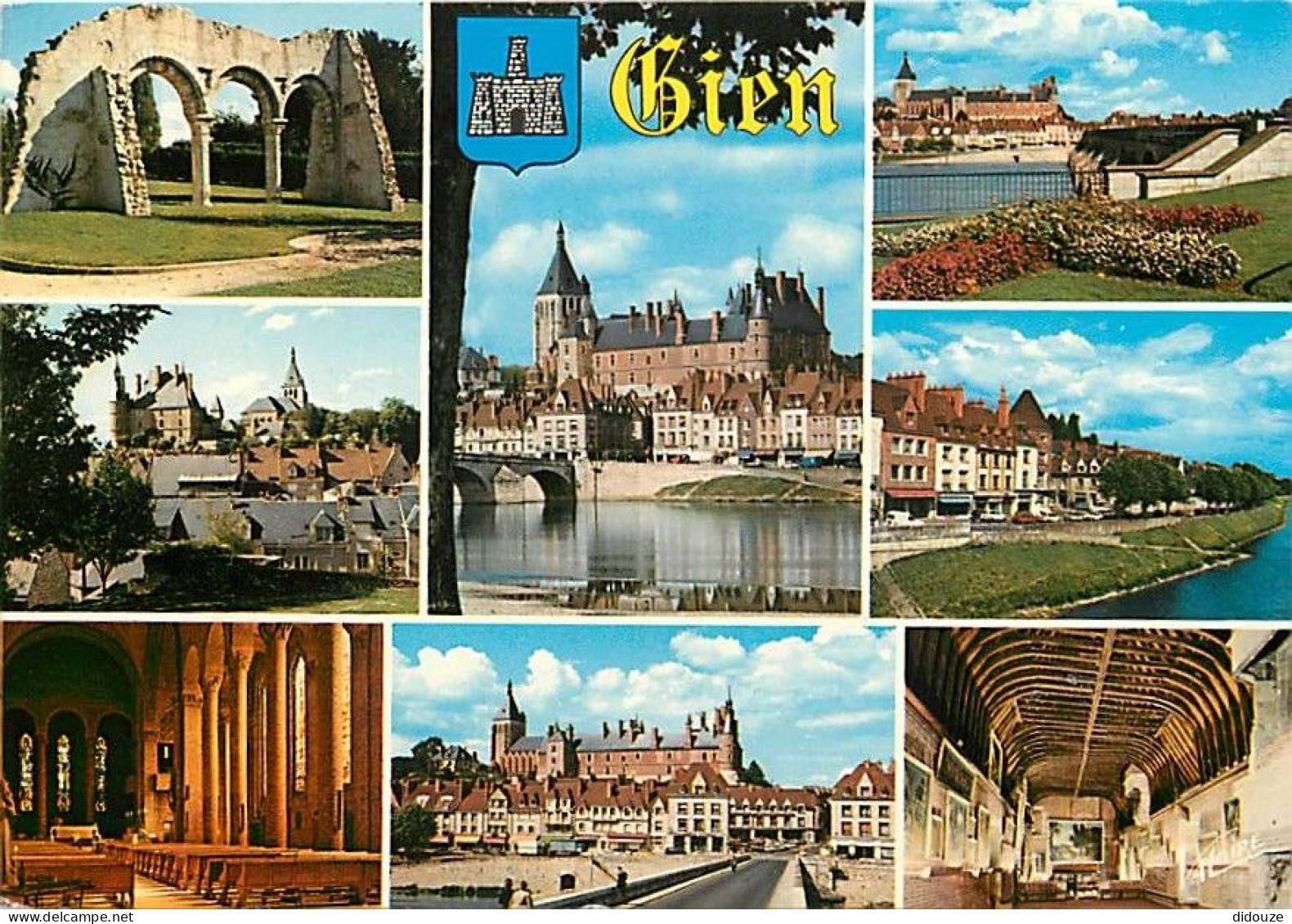 45 - Gien - Multivues - Blasons - CPM - Voir Scans Recto-Verso - Gien