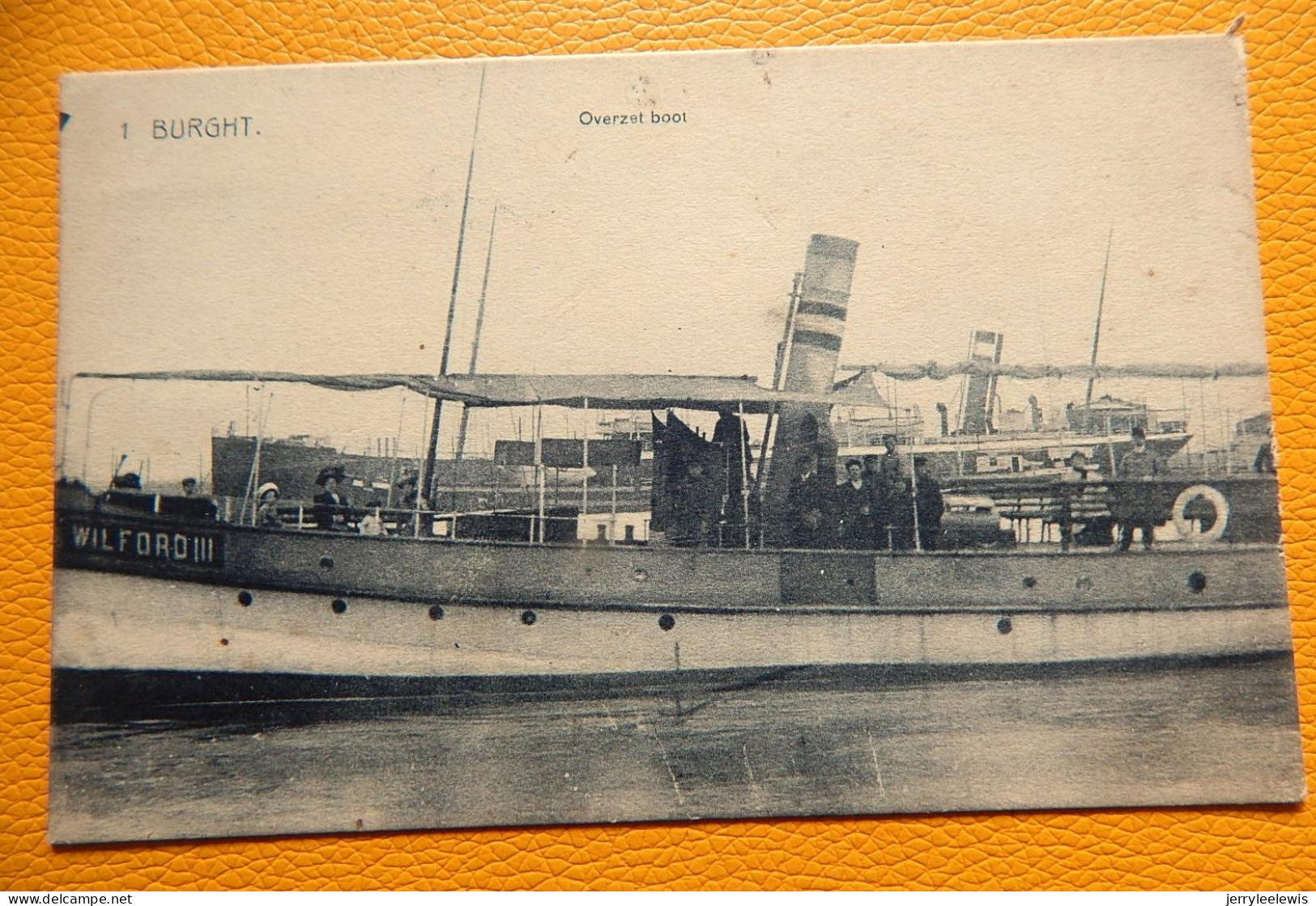 BURCHT  -  BURGHT  - Overzet Boot  -  1914 - Zwijndrecht