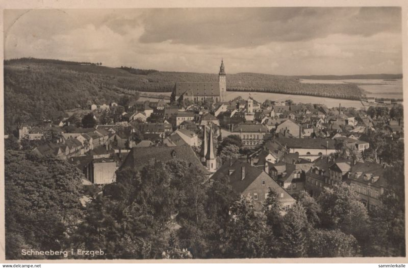 127186 - Schneeberg, Erzgebirge - Ansicht - Schneeberg