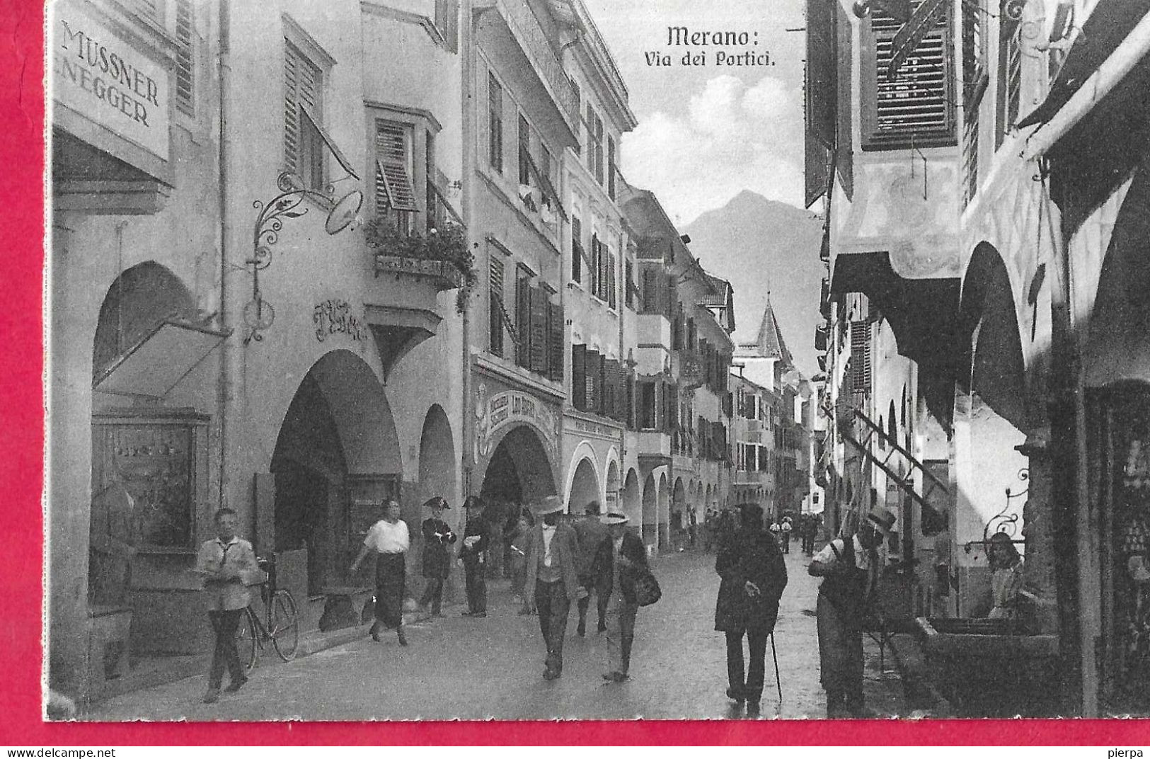 MERANO - VIA DEI PORTICI - ANIMATA - FORMATO PICCOLO - EDIZ. FRANZL BOLZANO - NUOVA - Merano