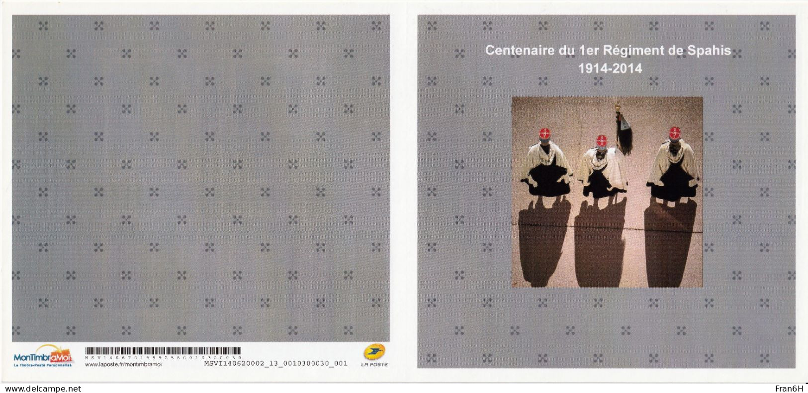 Centenaire Du 1er Régiment De Spahis 1914-2014 - Neuf Non Plié - Autoadhesif - Autocollant - Collector - Collectors