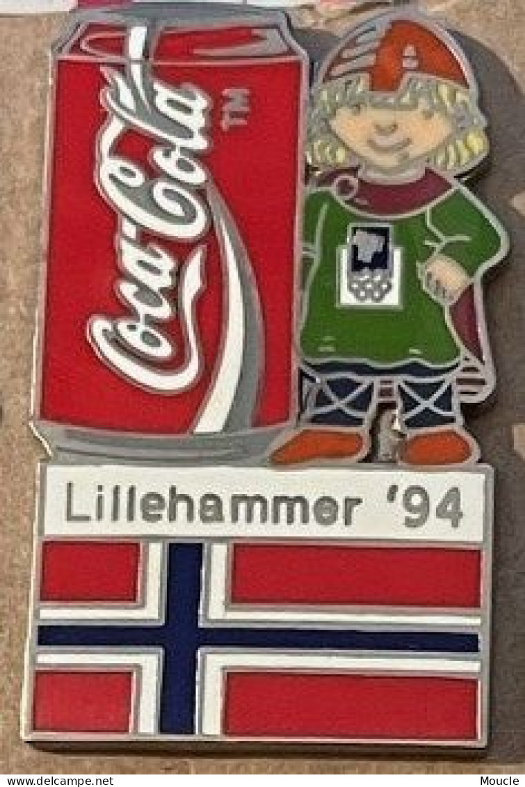 JEUX OLYMPIQUES - OLYMPICS GAMES - LILLEHAMMER '94 - COCA COLA - CANETTE - NORWAY - NORVEGE - FLAG - EGF - (20) - Jeux Olympiques