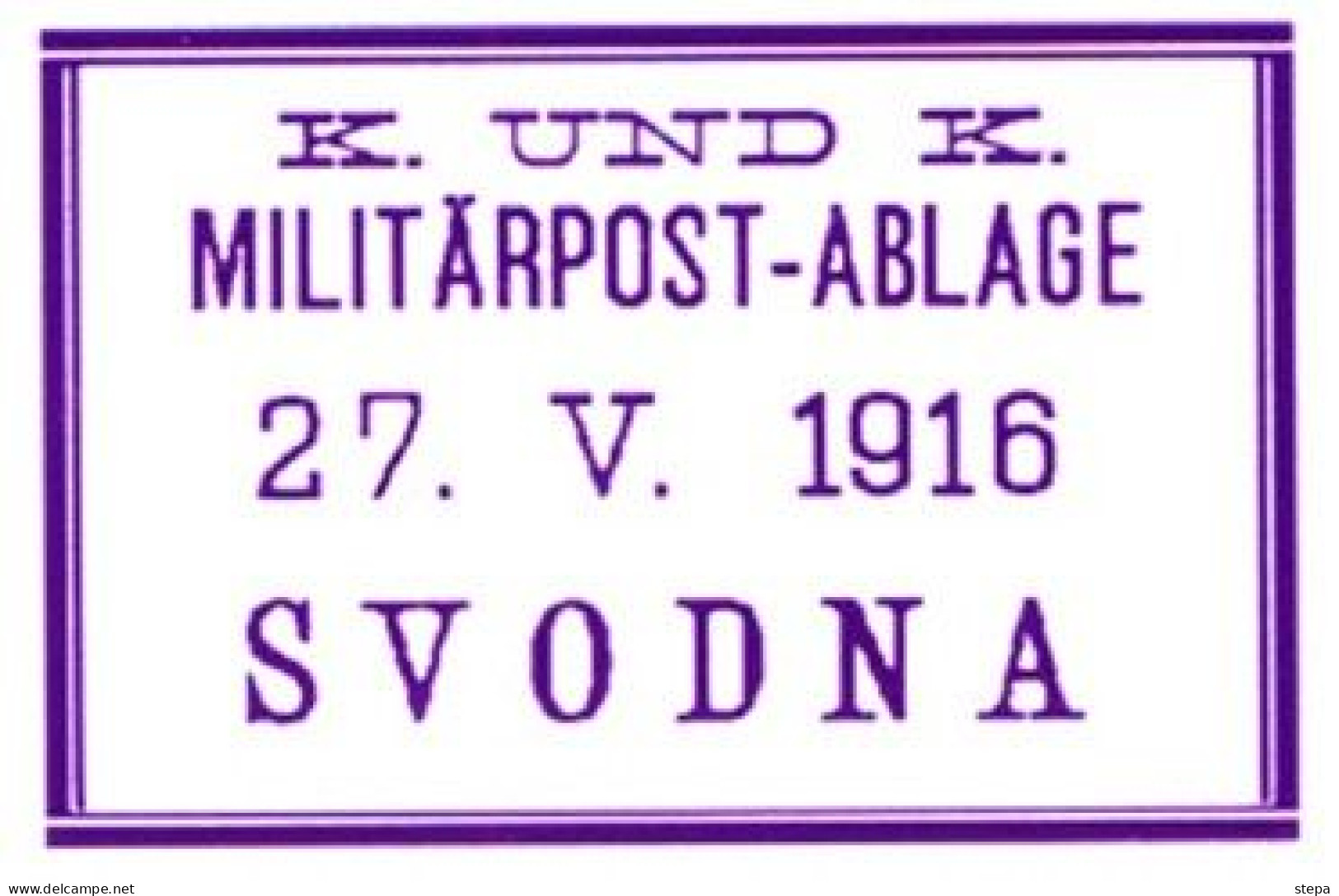 BOSNIA-AUSTRIA, MILITARPOST-ABLAGE SVODNA Via BOSANSKI BROD To KURMENO, HUNGARY 1916 RARE!!!!!!!!!!!!!!! - Bosnia And Herzegovina