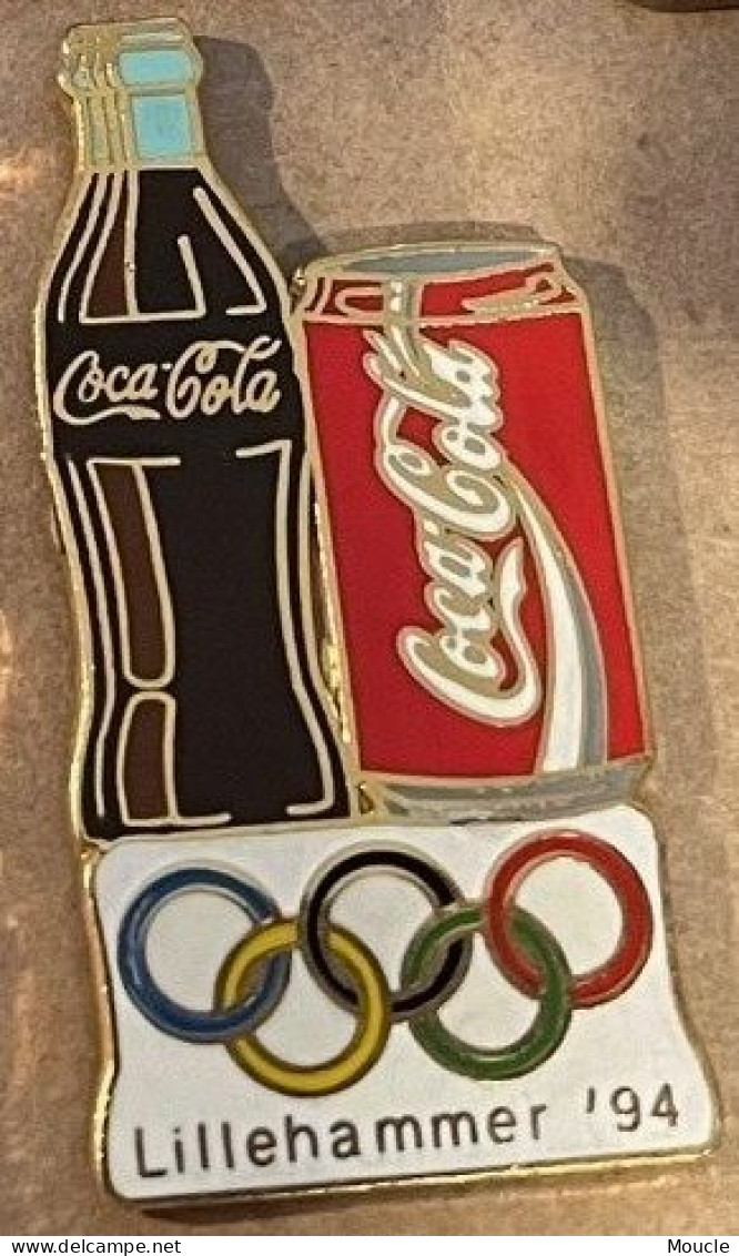 JEUX OLYMPIQUES - OLYMPICS GAMES - LILLEHAMMER '94 - COCA COLA - BOUTEILLE - CANETTE - ANNEAUX OLYMPIQUES - EGF - (20) - Jeux Olympiques
