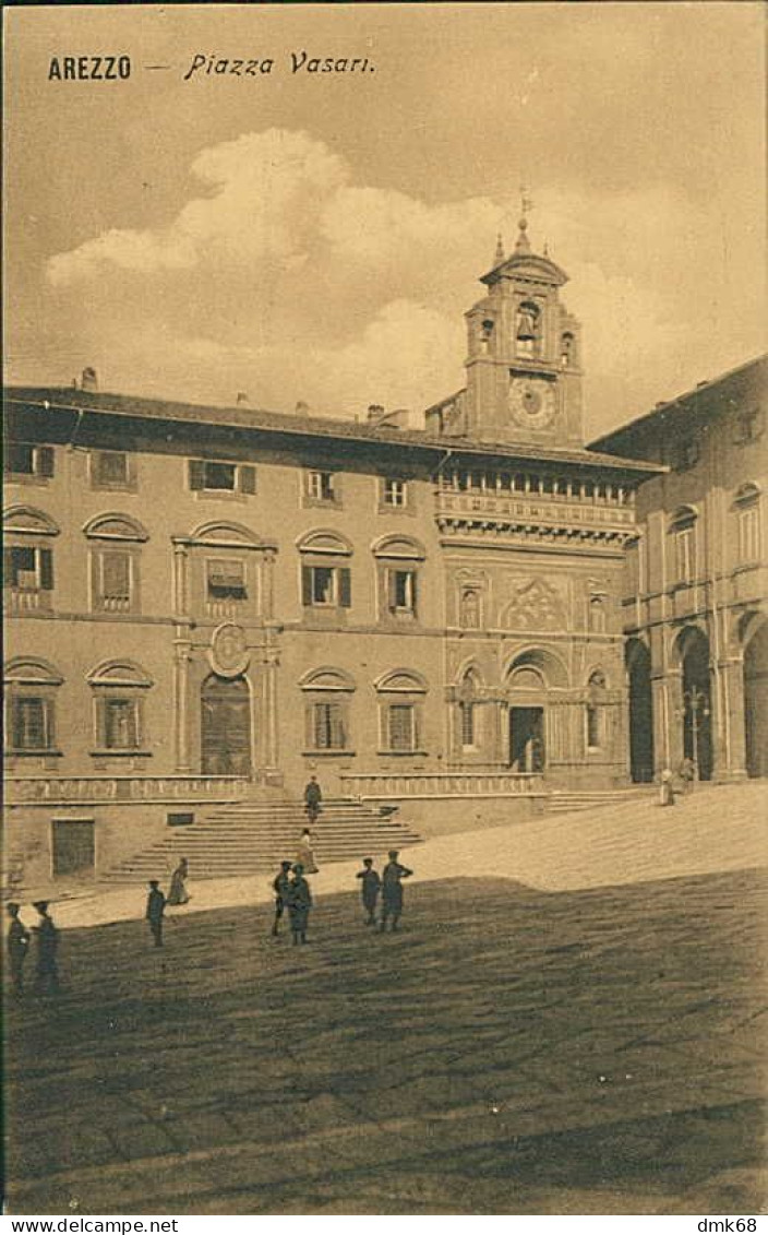 AREZZO - PIAZZA VASARI - EDIZIONE SINATTI - SPEDITA 1912 (20483) - Arezzo