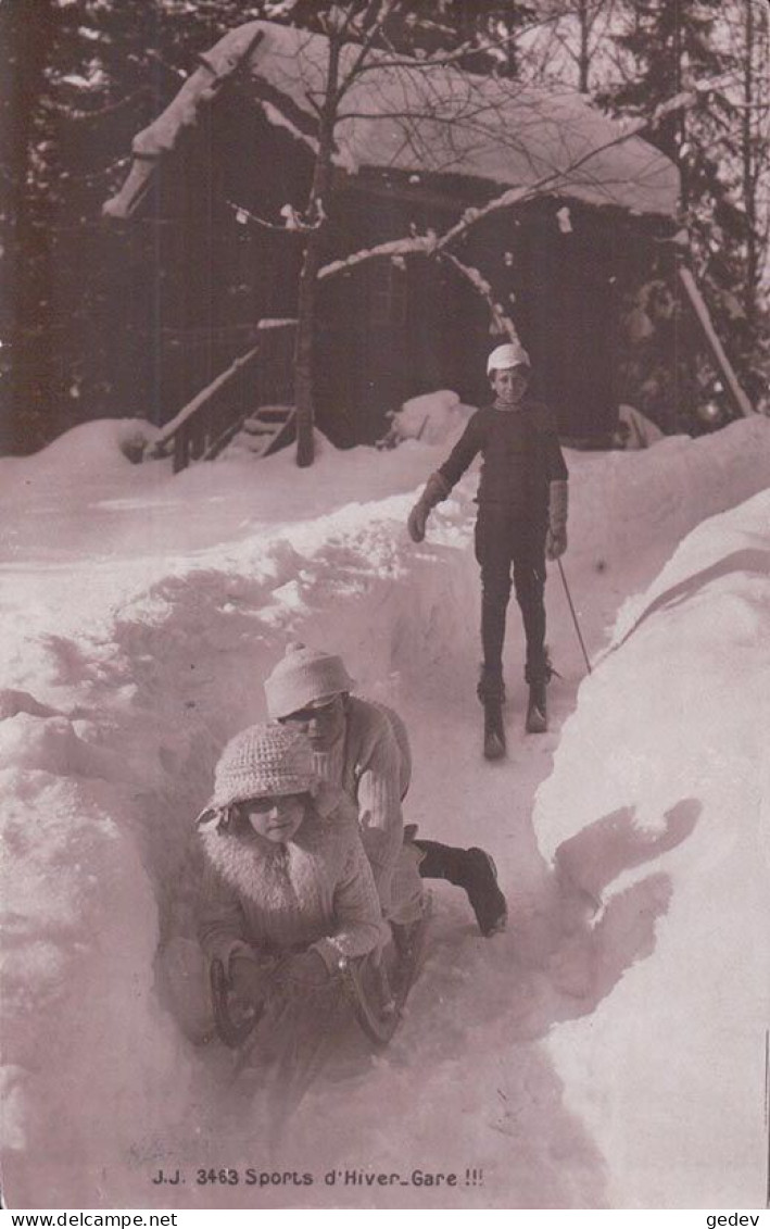 Sport D''hiver, Luge Et Ski (3463) - Sport Invernali