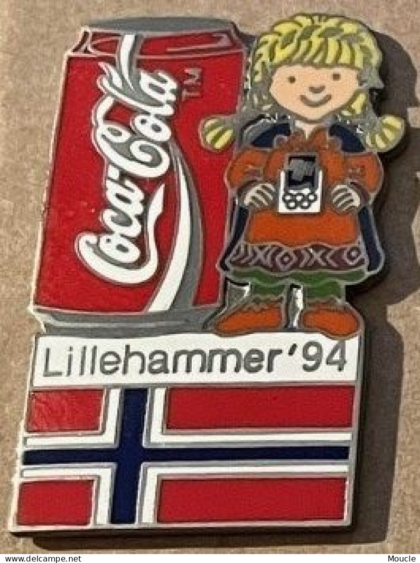 JEUX OLYMPIQUES - OLYMPICS GAMES - LILLEHAMMER '94 - COCA COLA - CANETTE - FILLE - NORWAY - NORVEGE - EGF - (20) - Olympische Spiele