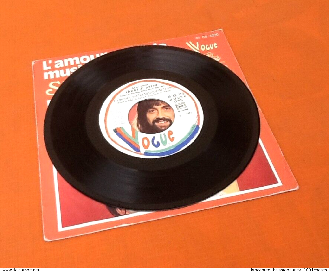 Vinyle 45 Tours  Shuky & Aviva  L’ Amour C’est La Musique De Ma Vie   (1973) - Disco & Pop