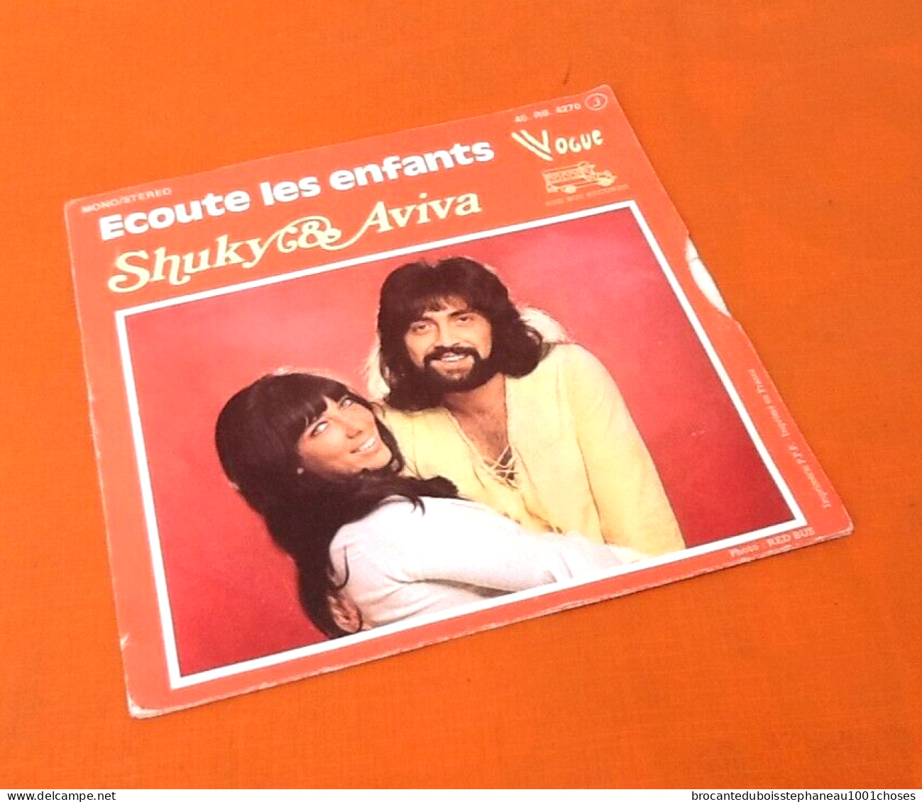 Vinyle 45 Tours  Shuky & Aviva  L’ Amour C’est La Musique De Ma Vie   (1973) - Disco, Pop