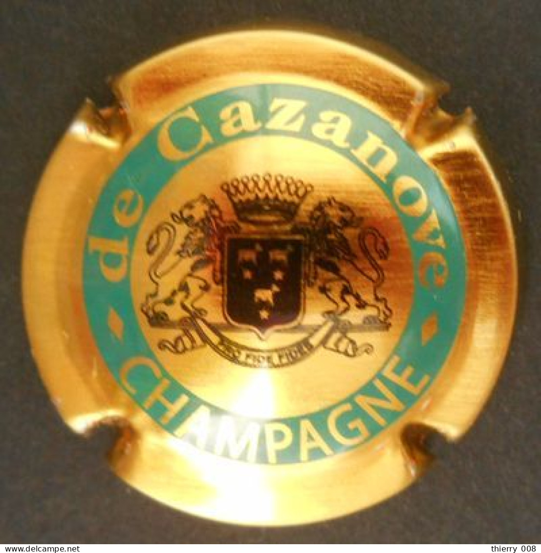 Capsule Muselet Champagne  De Cazanove - De Cazanove