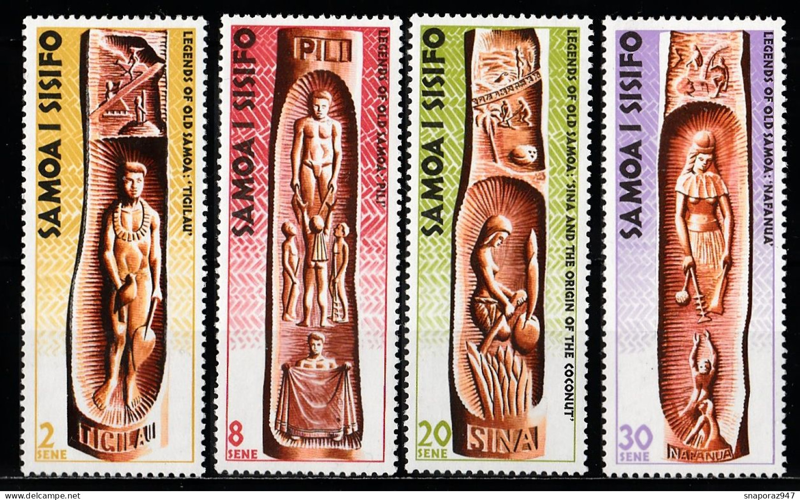 1974 Samoa Legends And Myths MNH** Tr141 - Märchen, Sagen & Legenden