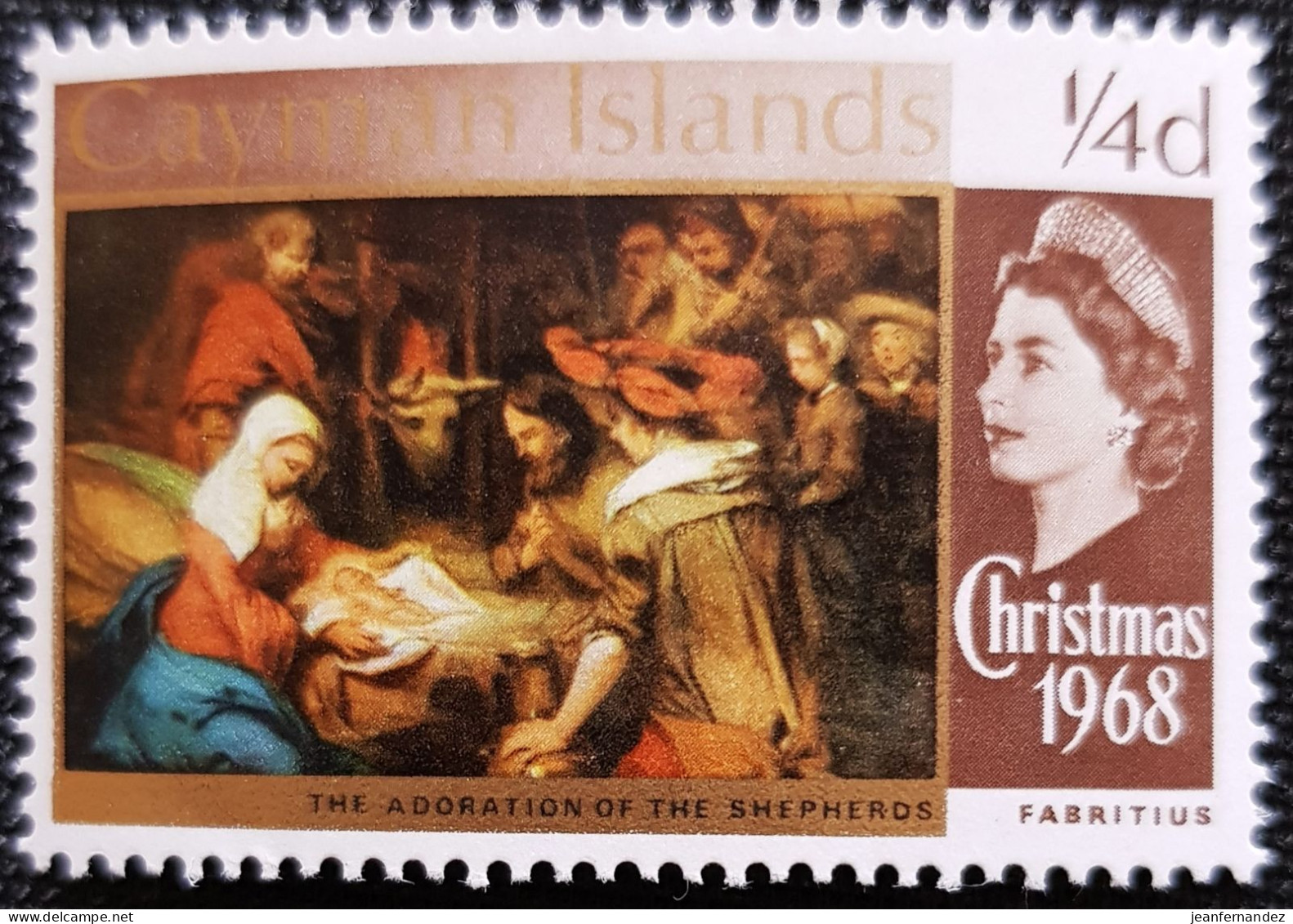 Iles Caïmans 1968 Christmas  Stampworld N° 203 - Iles Caïmans