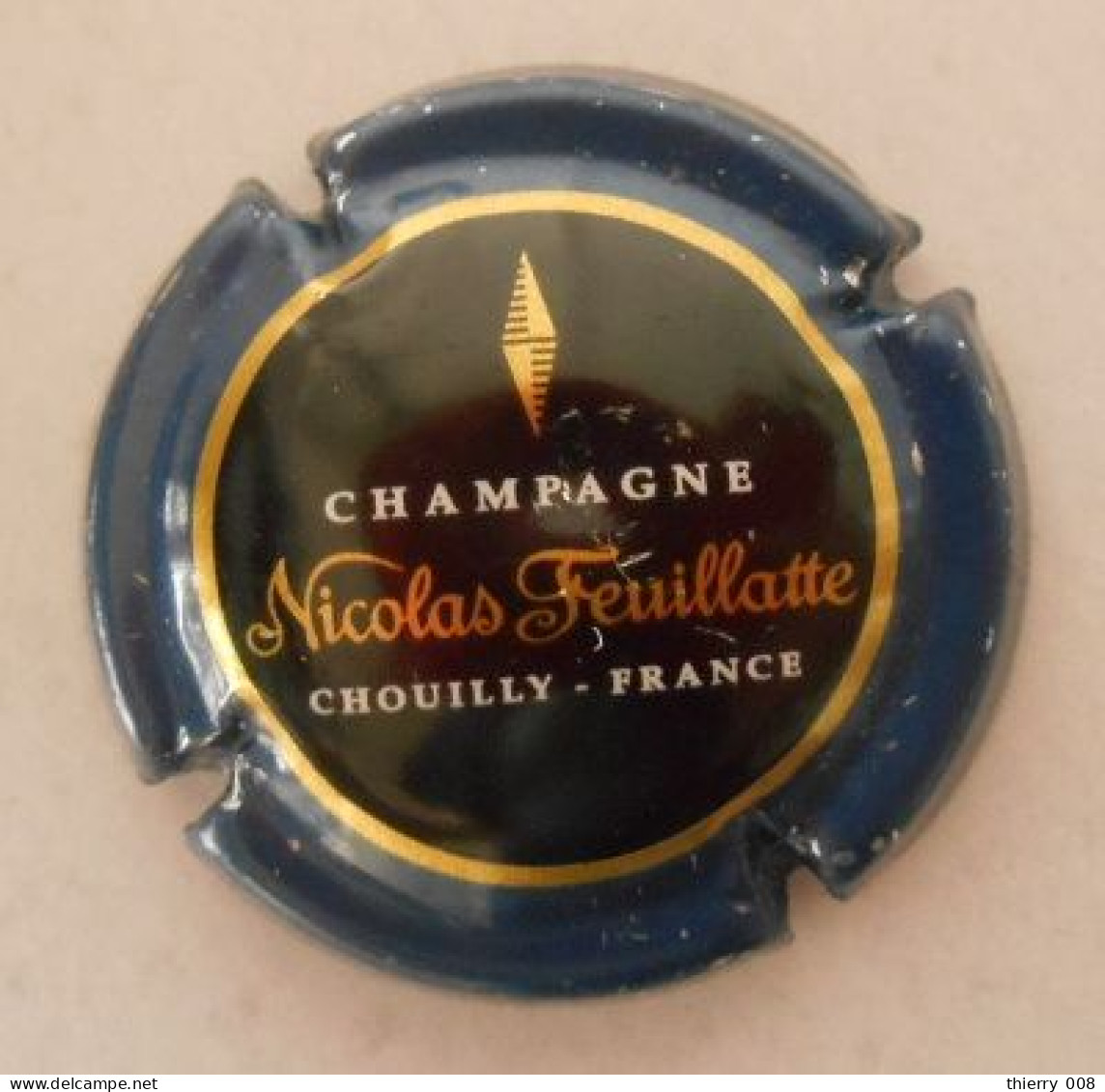 Capsule Muselet Champagne  Nicolas Feuillatte  Bleu - Feuillate