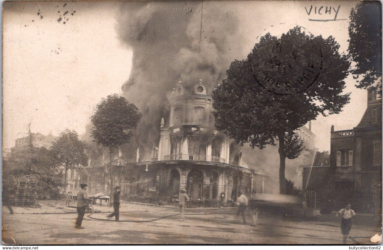 SELECTION -  VICHY  -  CARTE PHOTO  -  Incendie - Vichy