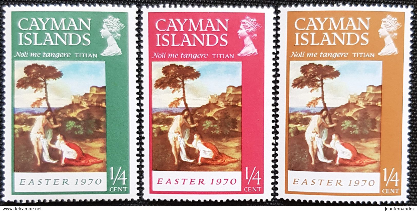 Iles Caïmans 1970 Easter  Stampworld N° 249_250_252 - Cayman Islands