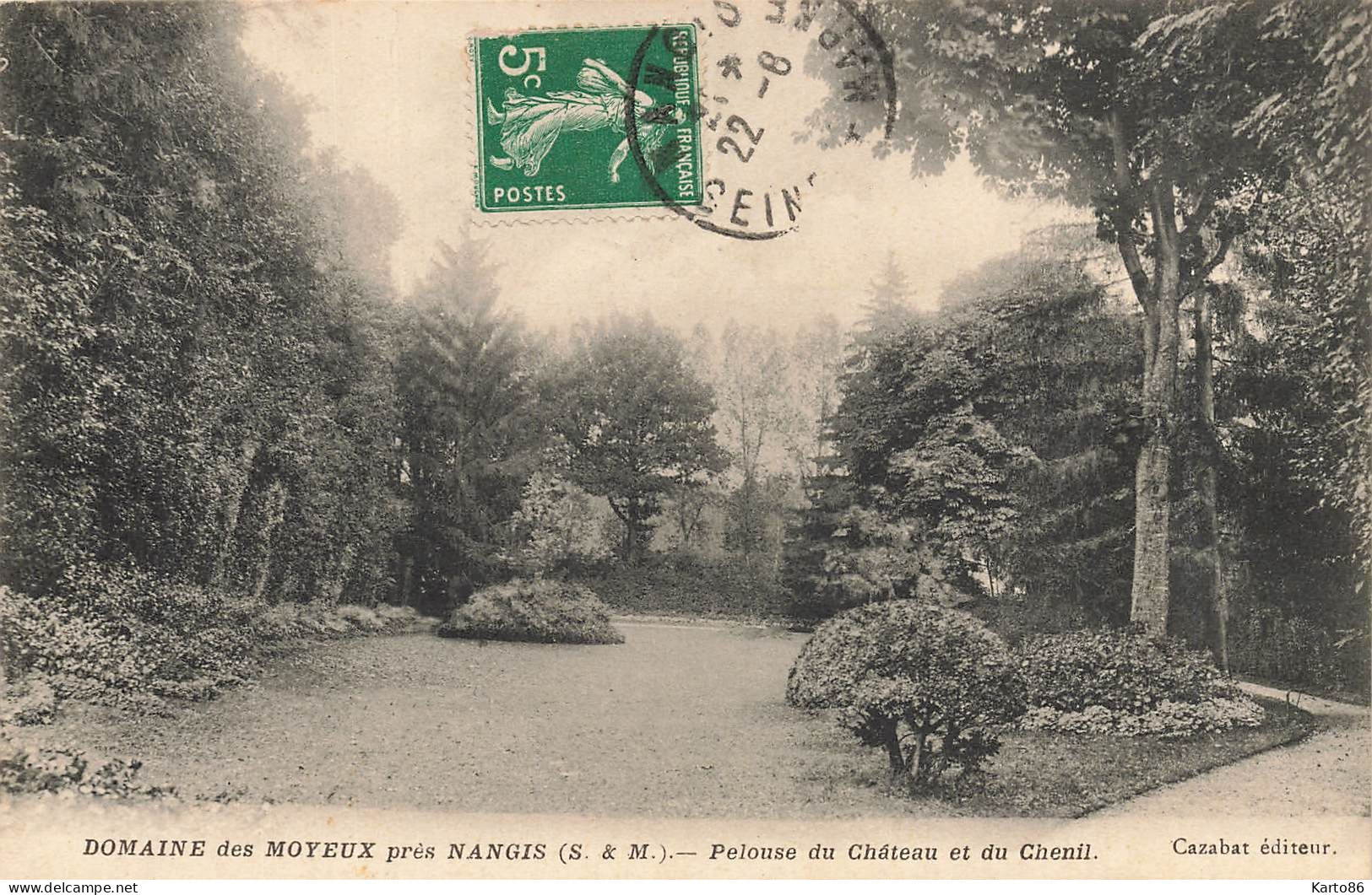 Nangis * Domaine Des Moyeux * Pelouse Du Château Et Du Chenil - Nangis