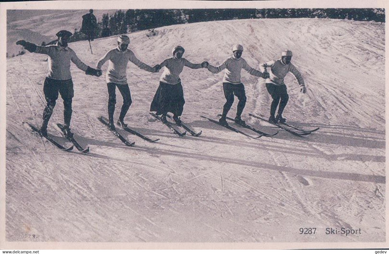 Sport D''hiver, Le Ski En Groupe (9287) - Wintersport