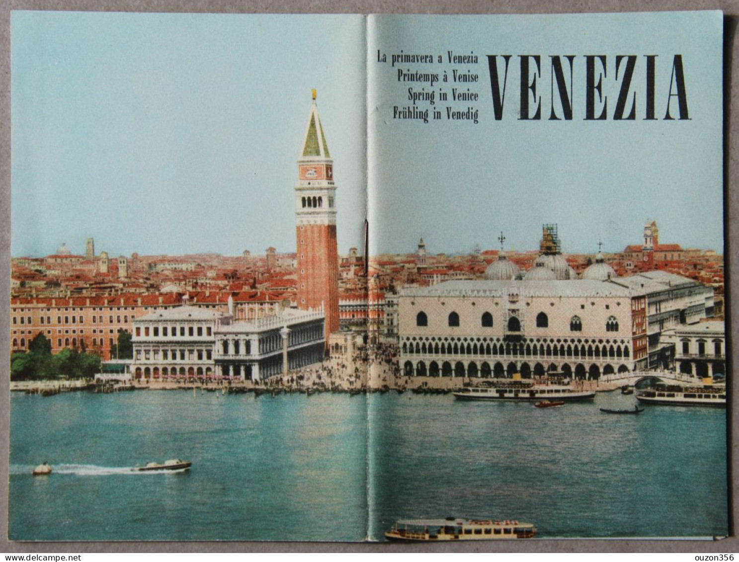 Venezia (Venise, Italie), Printemps à Venise, Livret Touristique 1959 - Dépliants Turistici