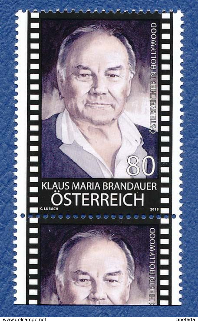 AUTRICHE Klaus Maria Brandauer Neufs**. Acteur, Metteur En Scène Et Réalisateur Autrichien. Cinéma, Film, Movie. - Cinéma