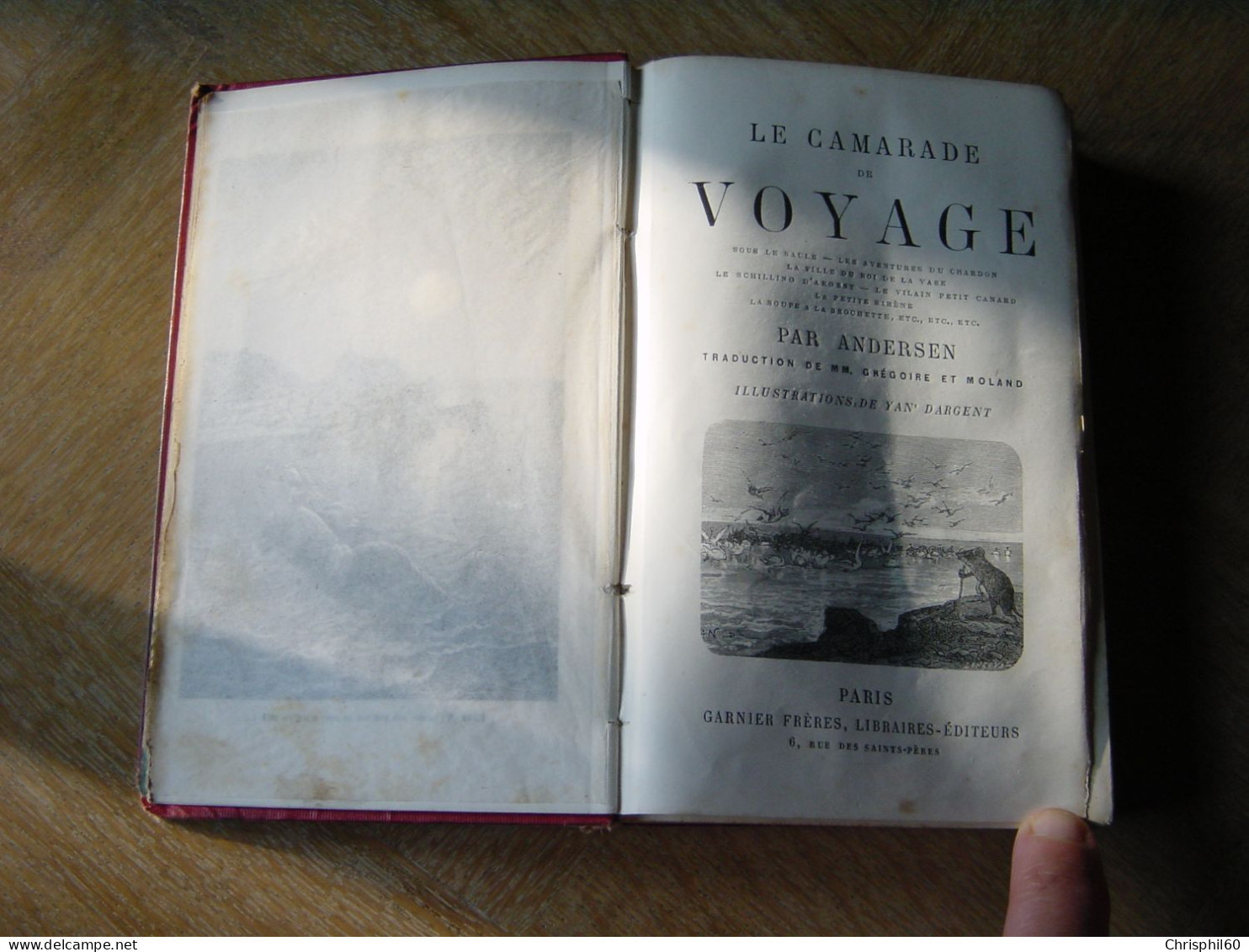 Livre Ancien Le Camarade De Voyage Par Andersen - Garnier Frères Editeurs - - 1901-1940