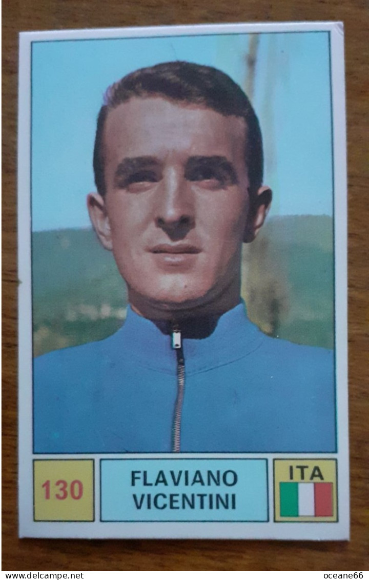 Chromo Panini Flaviano Vicentini 130 Sprint 71 - Cycling