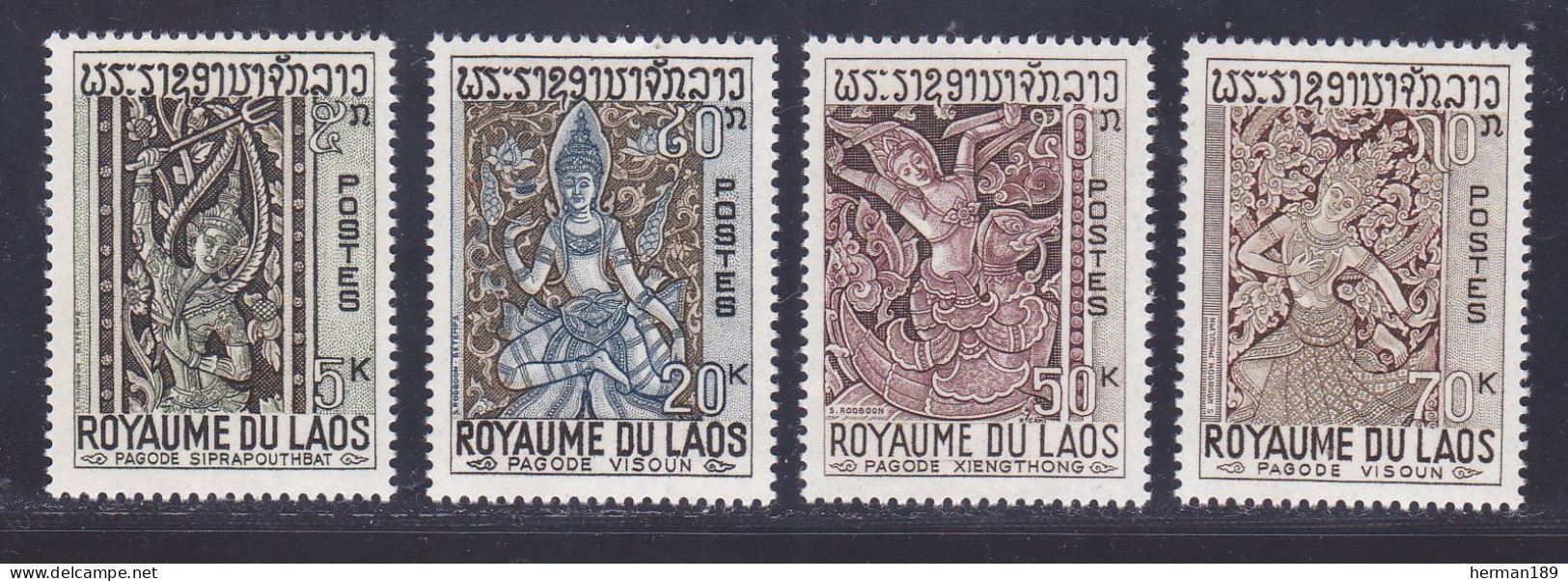 LAOS N°  149 à 152 ** MNH Neufs Sans Charnière, TB (D7561) Art Et Décoration - 1967 - Laos