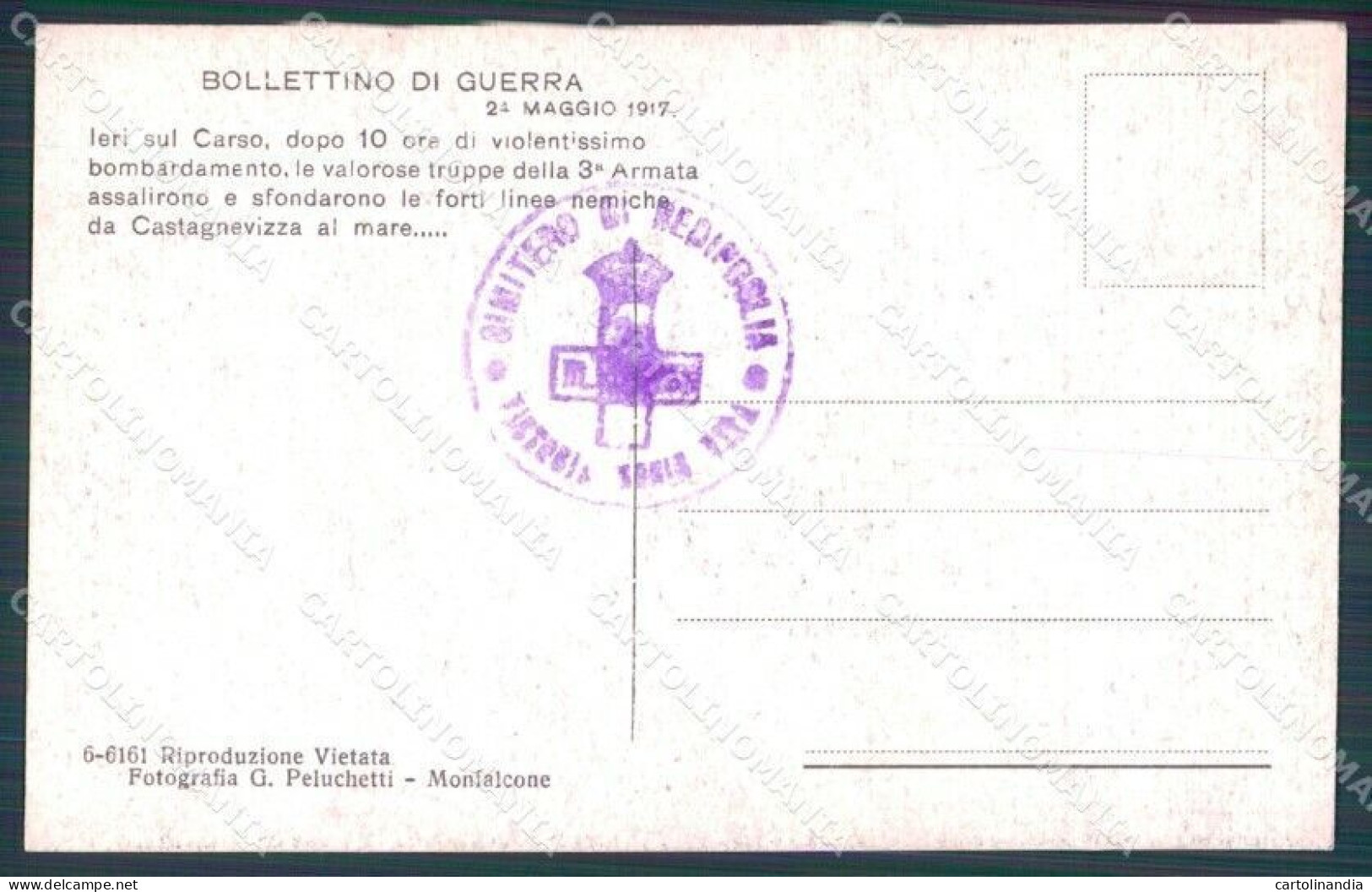 Gorizia Fogliano Redipuglia Cimitero Militare Di Cartolina MT1395 - Gorizia