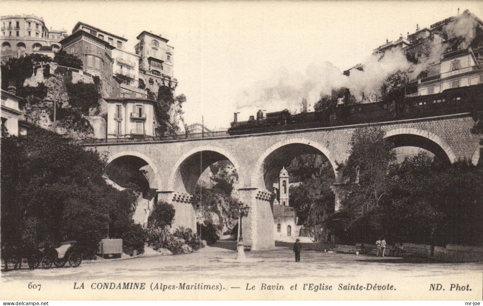 La Condamine - Le Ravin Et L'église Sainte Dévote - La Condamine