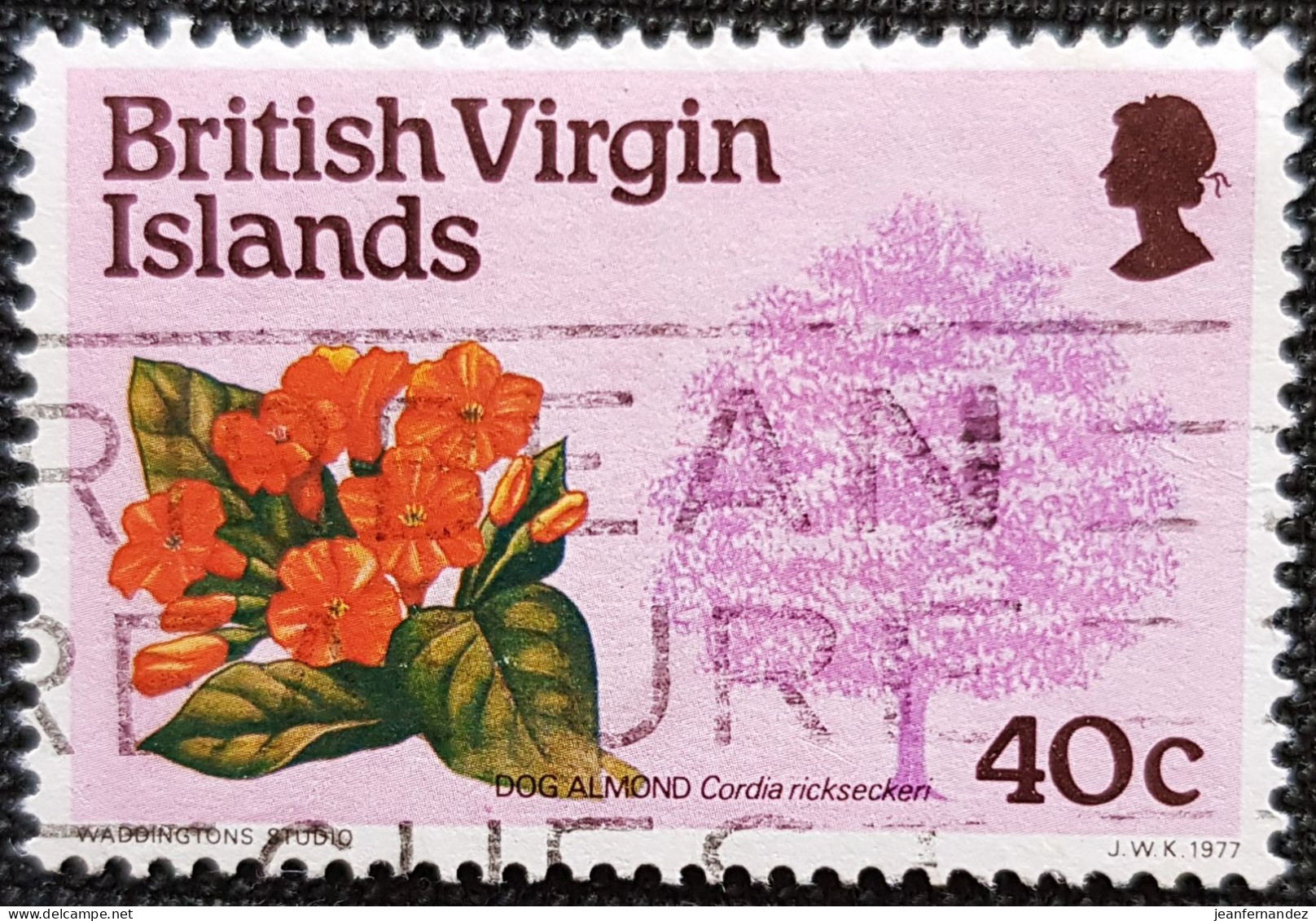 Iles Vièrges Britanniques 1978 Tree Flower  Stampworld N° 342 - Iles Vièrges Britanniques