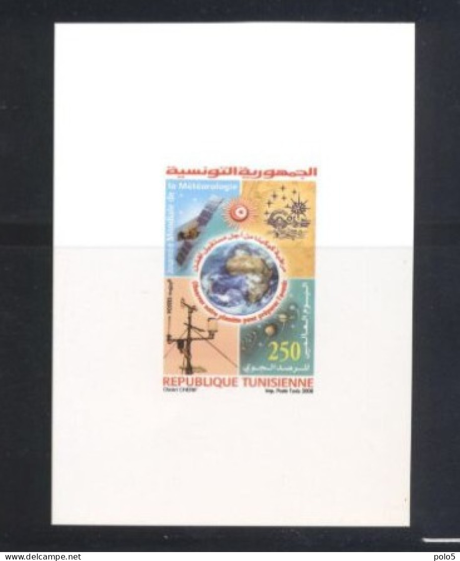 Tunisie 2008- Journée Mondiale De La Météorologie Epreuve De Luxe - Tunisie (1956-...)