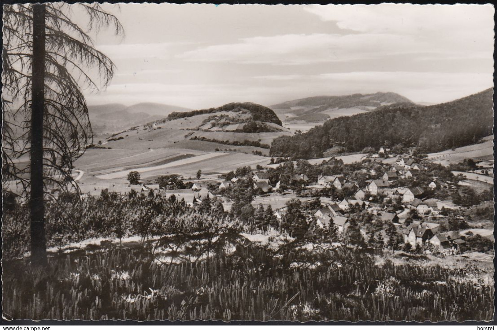 D-37642 Holenberg - Weserbergland - Alte Ortsansicht  ( über Stadtoldendorf) - Holzminden