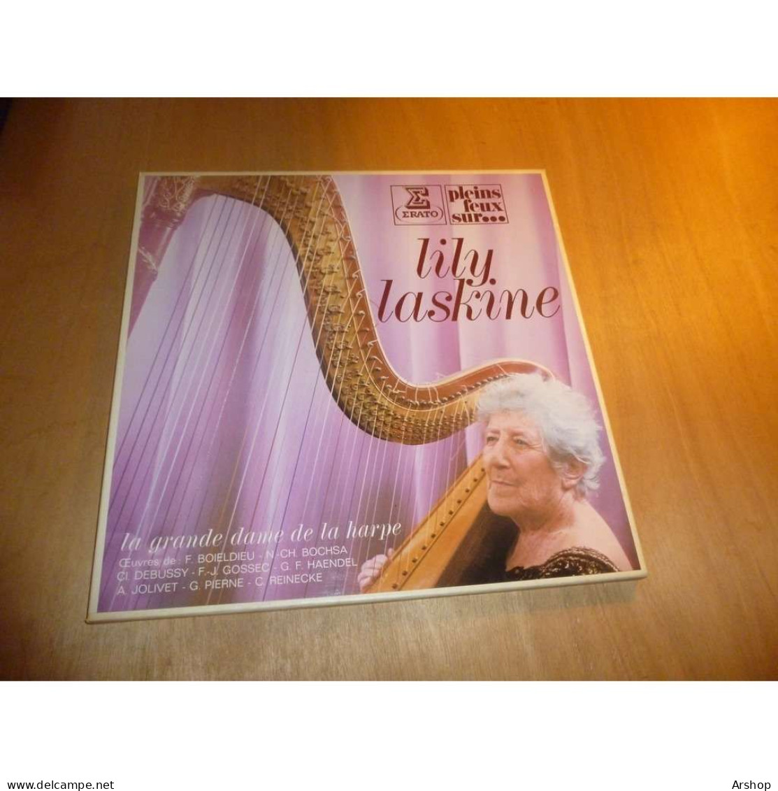 LILY LASKINE La Grande Dame De La Harpe HANDEL DEBUSSY & ERATO Coffret 3 Disques 1976 - Klassiekers
