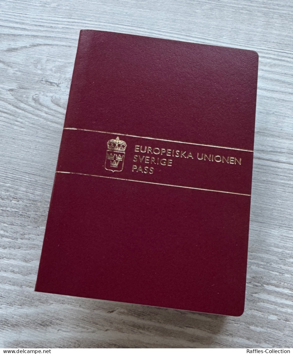 Sweden Passport / Passeport / Reisepass / Pasaporte / Passaporto MINT CONDITION & UNUSED - Documents Historiques