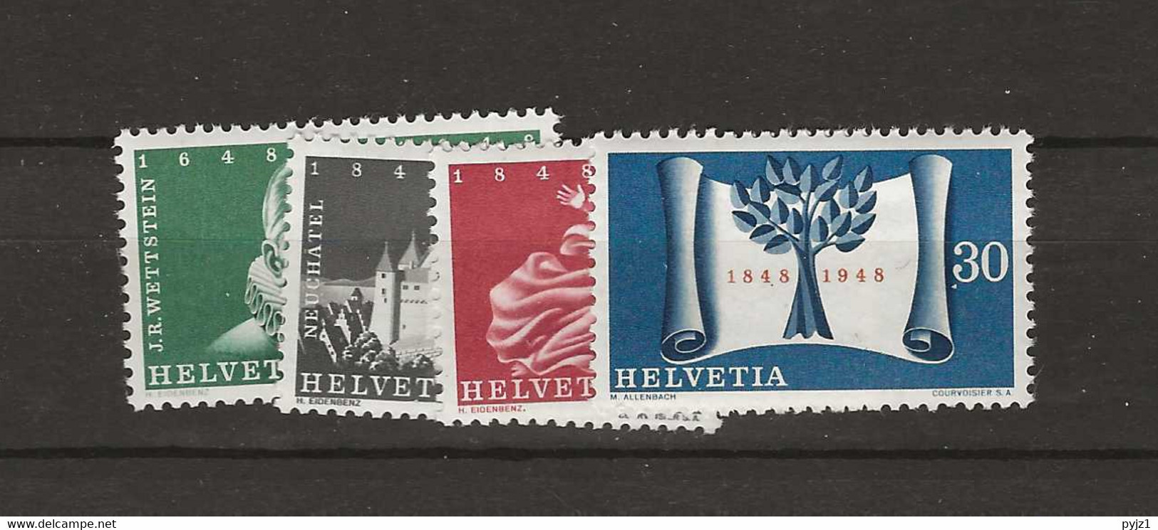 1948 MNH Switzerland Mi 496-99 Postfris** - Neufs