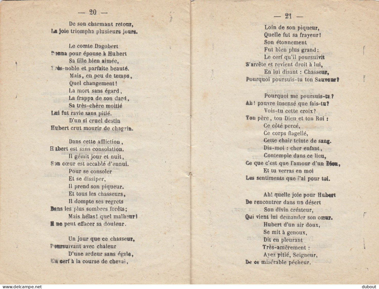 La Vie Du Grand St Hubert  (W39) - 1801-1900