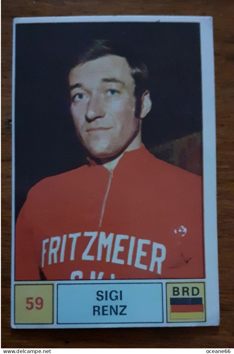 Chromo Panini Sigi Renz Fritzmeier 59 Sprint 71 - Ciclismo