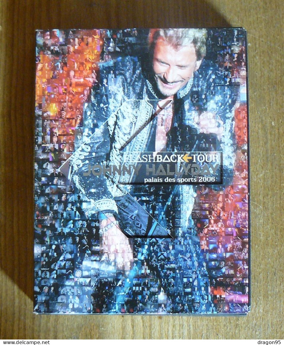 Coffret Johnny HALLYDAY : Flashback Tour - Palais Des Sports 2006 - DVD Musicales