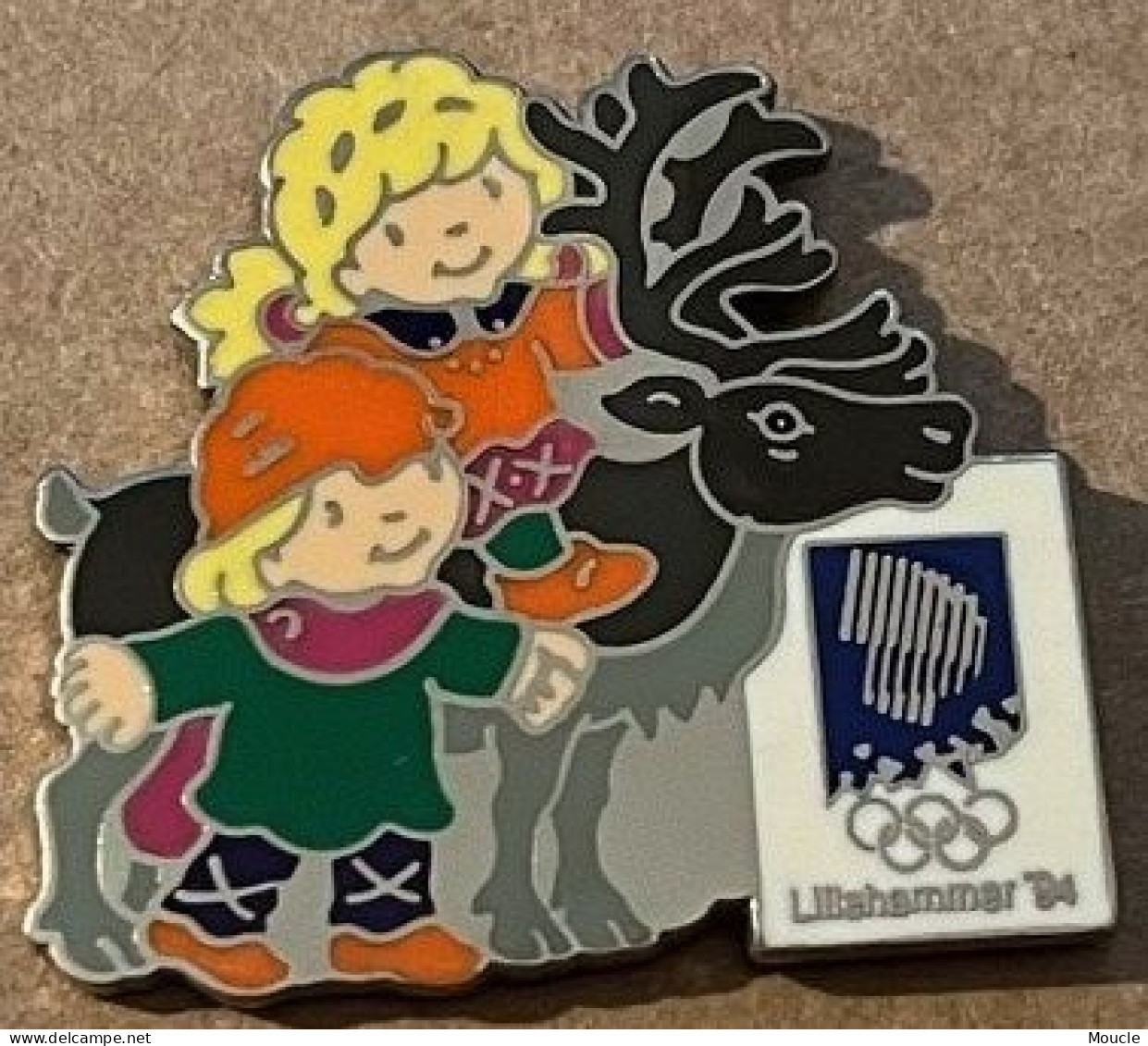 JEUX OLYMPIQUES - OLYMPICS GAMES - LILLEHAMMER '94 - GARCON ET FILLE AVEC RENNE - HAAKON & KRISTIN - EGF - (21) - Olympic Games