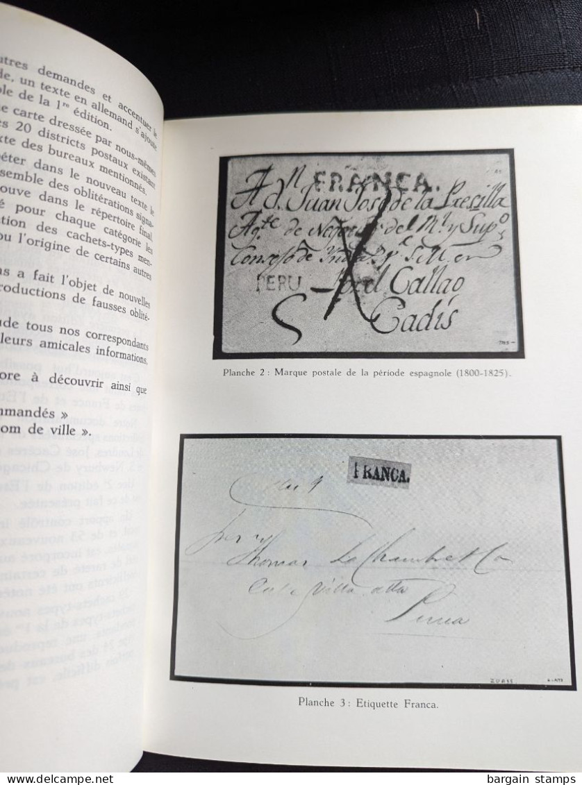 Pérou - Oblitérations Postales De 1857 à 1873 - Georges Lamy Et Jacques-André Rinck - Audin  à Lyon -	1964 - Handboeken
