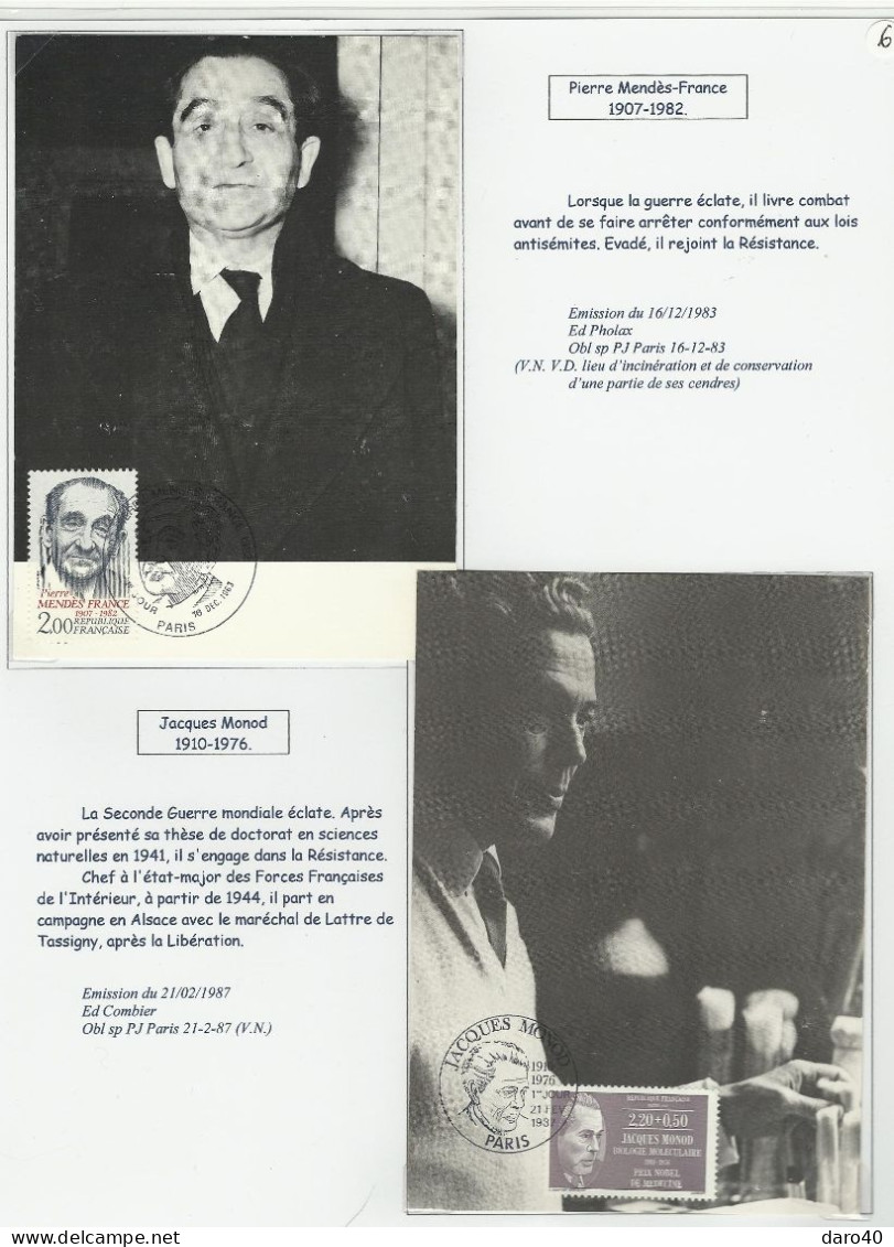 Une Collection De 64 Pages "La France Du 18 Juin 1940 Au 8 Mai 1945" TTB - Colecciones & Series