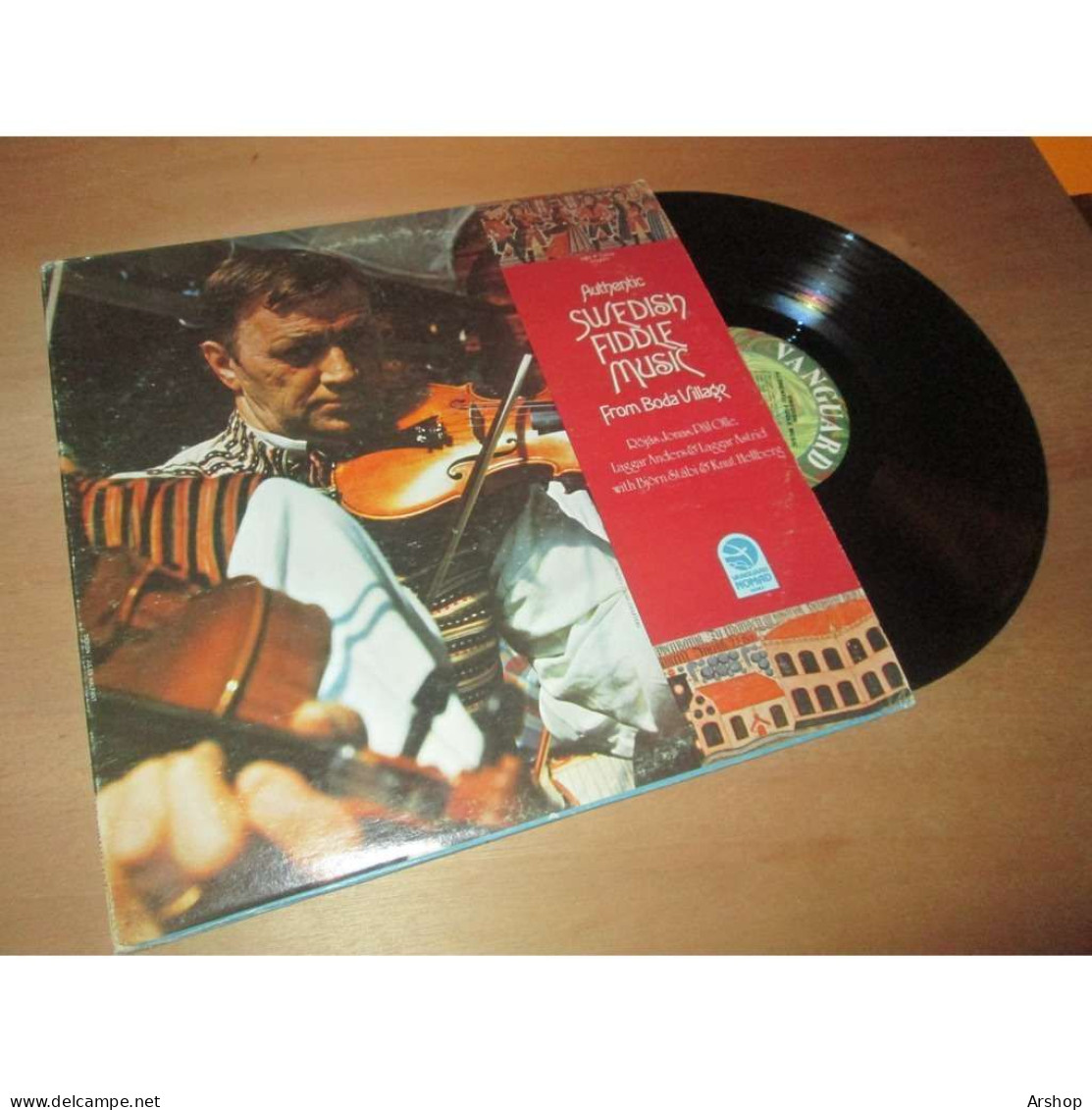 LAGGAR ANDERS / ROJAS JONAS / BJORN STABI Swedish Fiddle Music From Boda Village FOLK SUEDE VIOLON VANGUARD US Lp 1977 - Country Et Folk