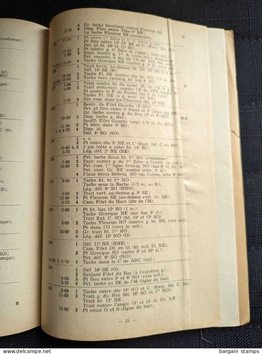 Les Constances Du 20c. Empire Lauré, Type II  Etudes N°11 - Fontaine Et Fromaigeat - Handboeken