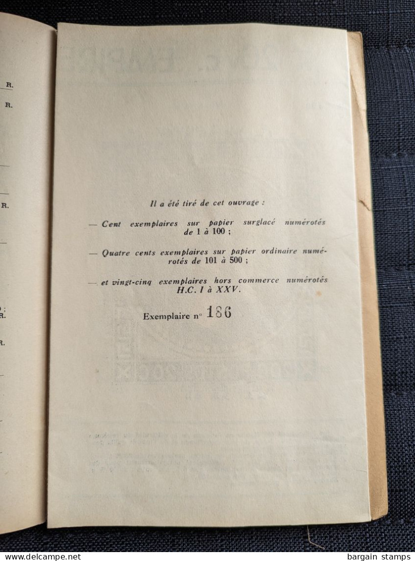 Les Constances Du 20c. Empire Lauré, Type II  Etudes N°11 - Fontaine Et Fromaigeat - Handboeken