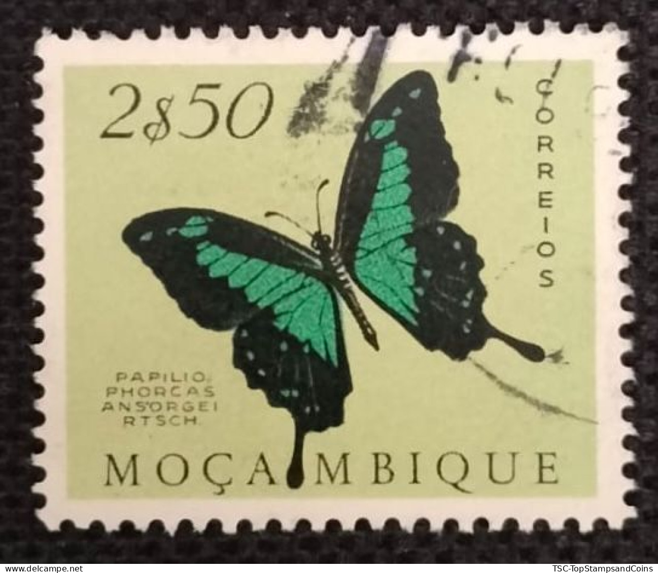 MOZPO0399UB - Mozambique Butterflies  - 2$50 Used Stamp - Mozambique - 1953 - Mozambique