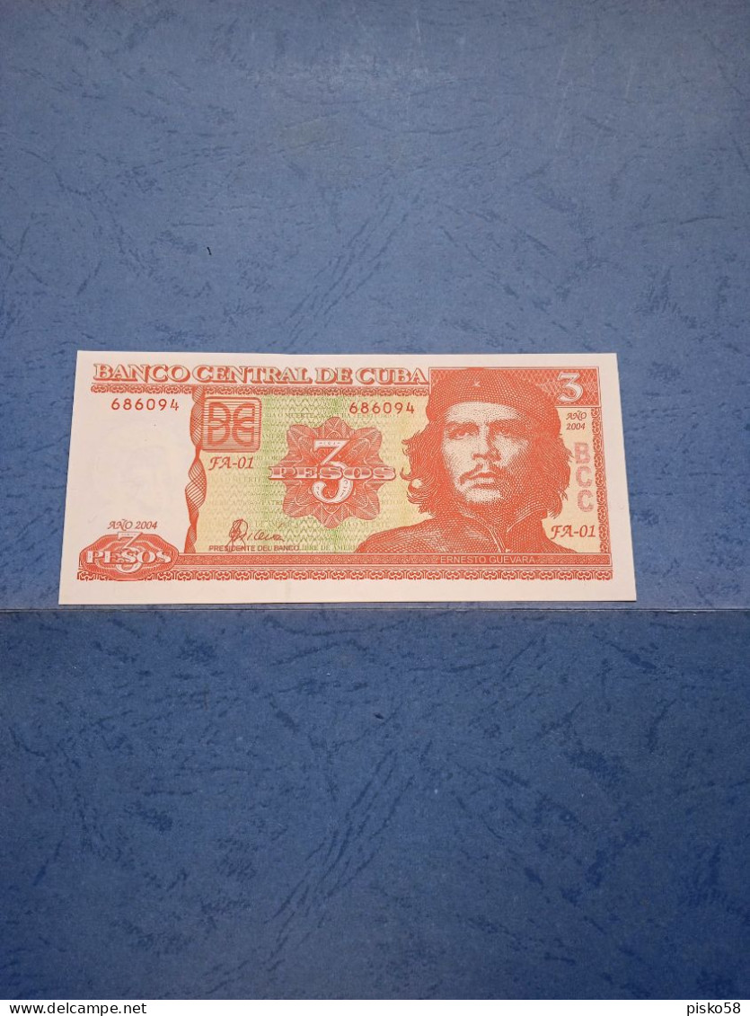 CUBA-P127a 3P 2004  UNC - Cuba